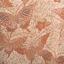 Load image into Gallery viewer, Haori Jacket Reddish Brown Butterfly Silk #10858E3