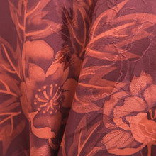 Load image into Gallery viewer, Haori Jacket Wine red Peony Silk #10798D5