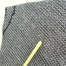 Load image into Gallery viewer, Haori Jacket Vintage(1950-1980) Black Shibori Flower Silk #10597C2