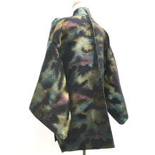 Load image into Gallery viewer, Haori Jacket Vintage(1950-1980) Black Gold Cloud Silk #10130D3
