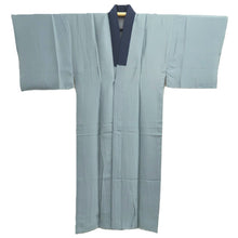 Load image into Gallery viewer, Men's Juban Gray Landscape Silk #10453A4