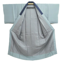 Load image into Gallery viewer, Men's Juban Gray Landscape Silk #10453A4