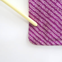 Load image into Gallery viewer, Haori Jacket Vintage(1920-1950) Purple Shibori Karakusa Silk #11006F5