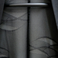 Load image into Gallery viewer, Haori Jacket Black Sheer Mountain Silk #10969F3