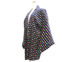 Load image into Gallery viewer, Haori Jacket Navy Shibori Silk #10728D2