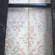 Load image into Gallery viewer, Haori Jacket Vintage(1950-1980) Black Silver Wave Floral pattern Silk #10988F4