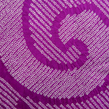 Load image into Gallery viewer, Haori Jacket Vintage(1920-1950) Purple Shibori Karakusa Silk #11006F5