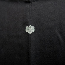 Load image into Gallery viewer, Haori Jacket Vintage(1950-1980) Black Gold Splash Silk #10101D2