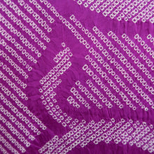 Load image into Gallery viewer, Haori Jacket Vintage(1920-1950) Purple Shibori Karakusa Silk #11006F5