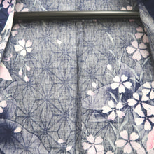 Load image into Gallery viewer, Yukata Midnight blue Butterfly Cotton #10752D3