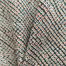 Load image into Gallery viewer, Haori Jacket Vintage(1950-1980) Black Red Full Shibori Red eye Silk #10206E1