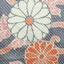 Load image into Gallery viewer, Haori Jacket Gray Full Shibori Chrysanthemum Silk #10718D2