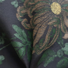 Load image into Gallery viewer, Haori Jacket Vintage(1950-1980) Black Chrysanthemum Silk #10116D2