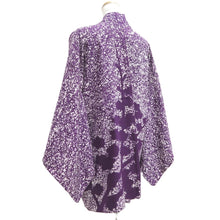Load image into Gallery viewer, Haori Jacket Vintage(1950-1980) Purple Tree Silk #10578B5