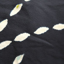 Load image into Gallery viewer, Haori Jacket Vintage(1950-1980) Black Shibori Botanical Silk #10937F1