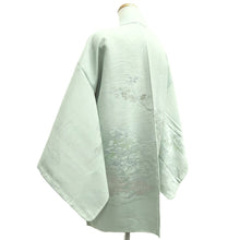 Load image into Gallery viewer, Haori Jacket Pale Blue Landscape Tree Silk #10738D3