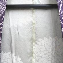 Load image into Gallery viewer, Haori Jacket Vintage(1950-1980) Purple Shibori Wave Silk #10598C2