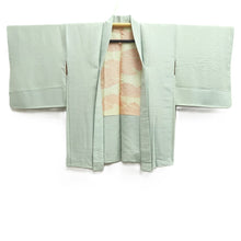 Load image into Gallery viewer, Haori Jacket Pale Blue Landscape Tree Silk #10738D3