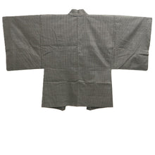 Load image into Gallery viewer, Men's Haori Vintage(1950-1980) Dark Brown Tiger Silk #10644C4