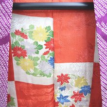 Load image into Gallery viewer, Haori Jacket Vintage(1920-1950) Purple Shibori Floral pattern Karakusa Silk #11058A3