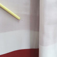 Load image into Gallery viewer, Furisode Red Butterfly Cherry Blossom Silk #10307E5