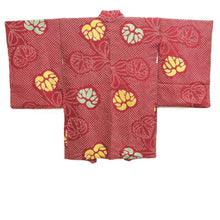 Load image into Gallery viewer, Haori Jacket Vintage(1920-1950) Red Shibori Silk #10628C3