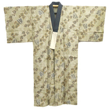 Load image into Gallery viewer, Men's Juban Beige Shogi Silk #10454A4