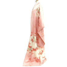 Load image into Gallery viewer, Furisode Pink Butterfly Silk #10328F1