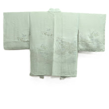 Load image into Gallery viewer, Haori Jacket Pale Blue Landscape Tree Silk #10738D3