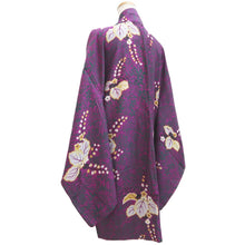 Load image into Gallery viewer, Haori Jacket Vintage(1920-1950) Purple Paulownia Silk #10698D1