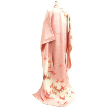 Load image into Gallery viewer, Furisode Pink Butterfly Silk #10328F1