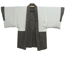 Load image into Gallery viewer, Men's Haori Vintage(1950-1980) Dark Brown Double Dragon Silk #10653C4