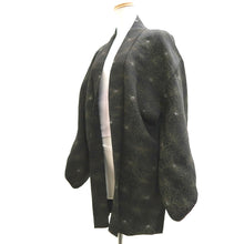 Load image into Gallery viewer, Haori Jacket Vintage(1950-1980) Black Chrysanthemum Silk #10043C5