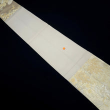 Load image into Gallery viewer, Fukuro Obi Gold Silver Bird Plum blossom Pine Tree Silk BB308V8