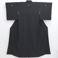 Load image into Gallery viewer, Kimono Black Family crest Silk #10249E3