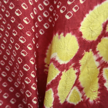 Load image into Gallery viewer, Haori Jacket Vintage(1920-1950) Red Shibori Silk #10628C3