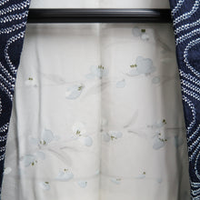 Load image into Gallery viewer, Haori Jacket Midnight blue Full Shibori Wave Silk #10959F2