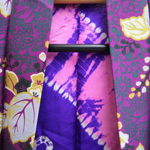 Load image into Gallery viewer, Haori Jacket Vintage(1920-1950) Purple Paulownia Silk #10698D1