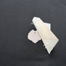 Load image into Gallery viewer, Tomesode Vintage(1920-1950) Black Hand painted Crane Birds Silk #10406A1