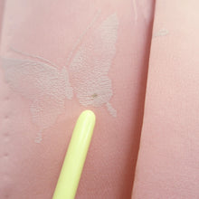 Load image into Gallery viewer, Furisode Pink Butterfly Silk #10328F1