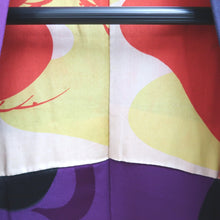 Load image into Gallery viewer, Haori Jacket Vintage(1950-1980) Purple Tachibana Silk #10608C2
