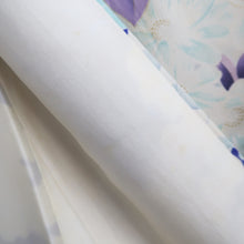 Load image into Gallery viewer, Furisode Vintage(1950-1980) Blue Rose Tall Silk #9609H4