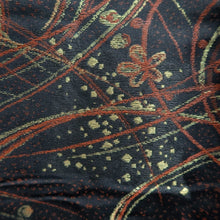 Load image into Gallery viewer, Haori Jacket Vintage(1950-1980) Black Gold Chrysanthemum Silk #10102D2