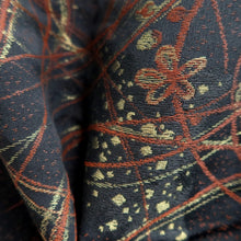Load image into Gallery viewer, Haori Jacket Vintage(1950-1980) Black Gold Chrysanthemum Silk #10102D2