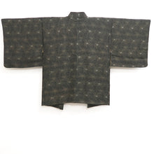 Load image into Gallery viewer, Haori Jacket Vintage(1950-1980) Black Chrysanthemum Silk #10043C5
