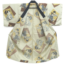 Load image into Gallery viewer, Men's Juban Beige Geisha Synthetic #10300E5