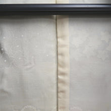 Load image into Gallery viewer, Haori Jacket Vintage(1950-1980) Black Silver Plum blossom Branch Silk #10012C3