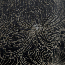Load image into Gallery viewer, Haori Jacket Vintage(1950-1980) Black Chrysanthemum Silk #10043C5