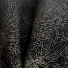 Load image into Gallery viewer, Haori Jacket Vintage(1950-1980) Black Chrysanthemum Silk #10043C5