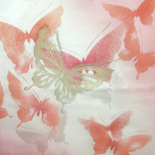 Load image into Gallery viewer, Furisode Pink Butterfly Silk #10328F1
